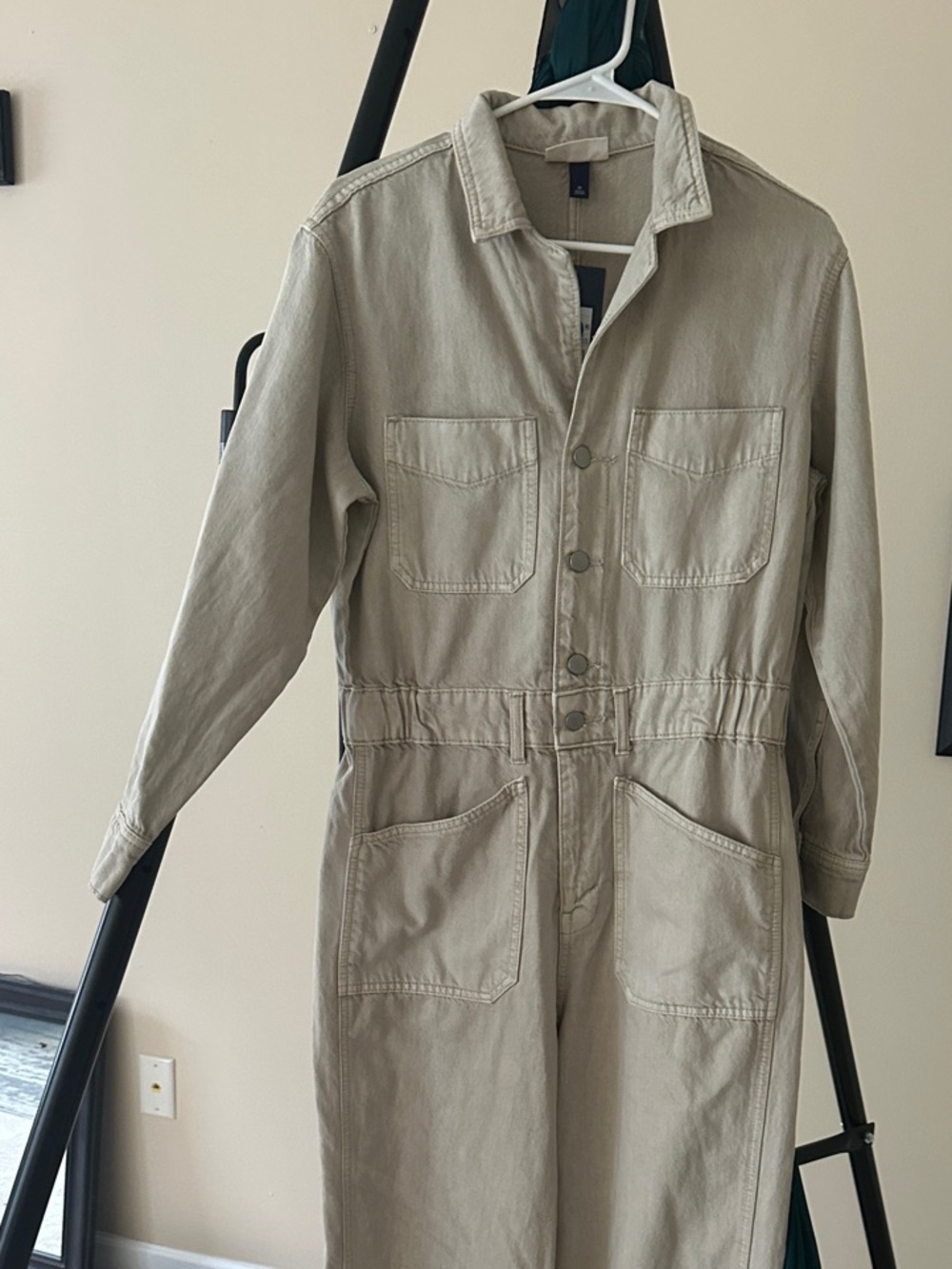 Universal Thread Taupe Utility Jumpsuit with Front Pockets